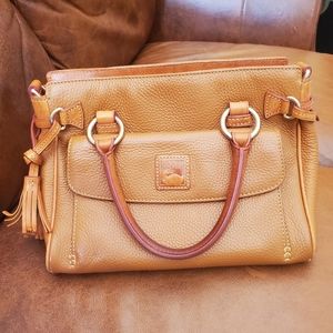 RARE Vintage Dooney & Bourke Tan Satchel